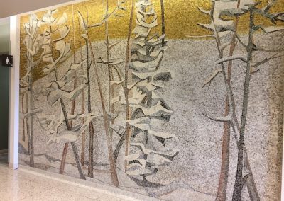 Coniferous Forests, 1963, 6th fl. Milwaukee State Office Building, Photo: Lillian Sizemore